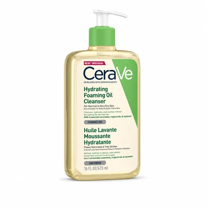 روغن شستشوی صورت و بدن آبرسان سراوی CeraVe Hydrating Foaming Oil Cleanser