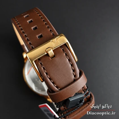 ساعت مچی مردانه اورجینال موتور ژاپن برند مینی فوکوس سه موتور مدل Mf0135G.02 بند چرم