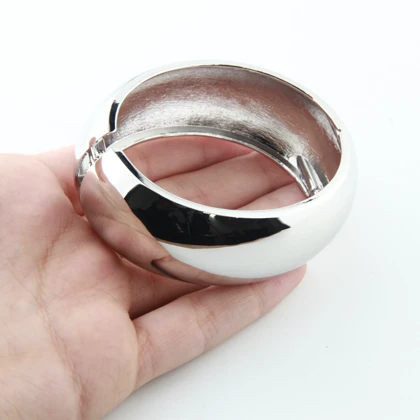 دستبند زنانه مدل بنگل آینه ای