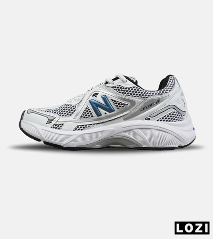 کفش کتانی مردانه و زنانه سفید مشکی آبی NEW BALANCE 1064 V.2 مدل 8990