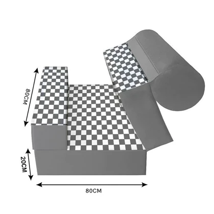 کاناپه تخت شو یک نفره شطرنجی ریز مدل M1093