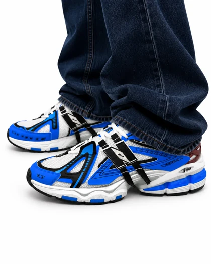 کتانی مردانه نیوبالانس 1906 آبی سفید New BALANCE 1906A
