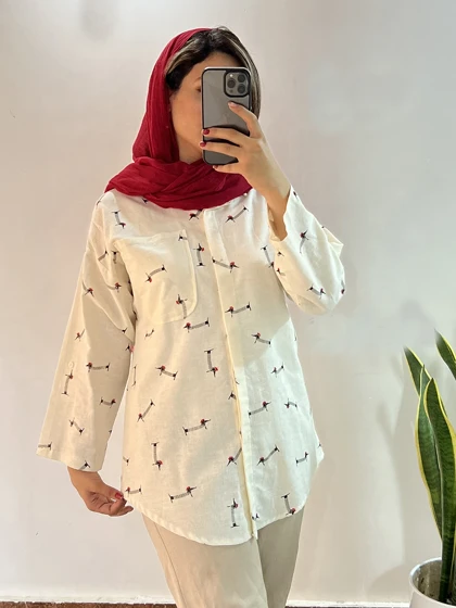 مانتو لینن زیبا