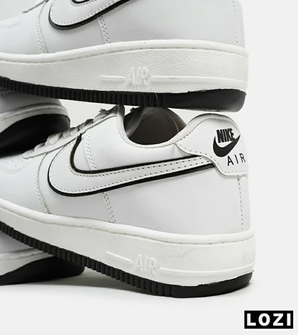 کفش مردانه و زنانه سفید مشکی NIKE AIR FORCE