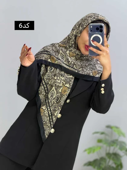 روسری نخی فرمین کد 11034