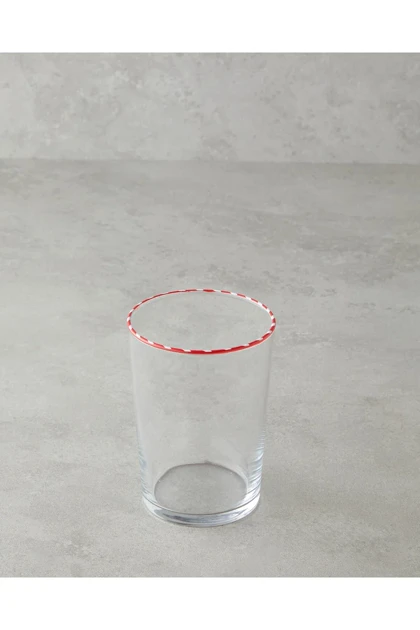 لیوان شیشه‌ای English Home مدل Candy Cane Stripe