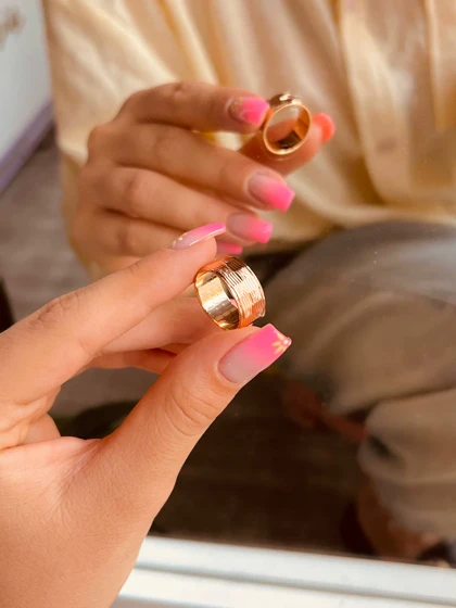 انگشتر رینگ تراش خورده ژوپینگ M76