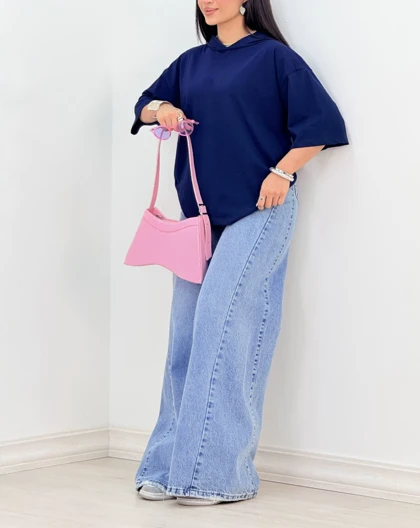 تیشرت کلاه دارشقایق(38)کد:5601