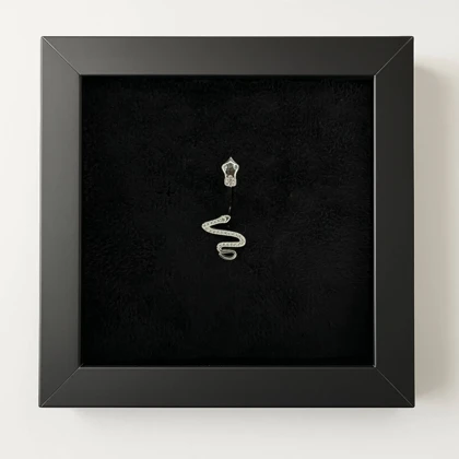 پیرسینگ ناف نقره 925 اصل ماری طرح خیلی خاص