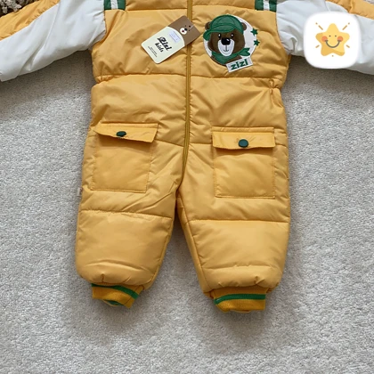 کاپشن سرهمی نوزادی خلبانی جنس درجه یک
