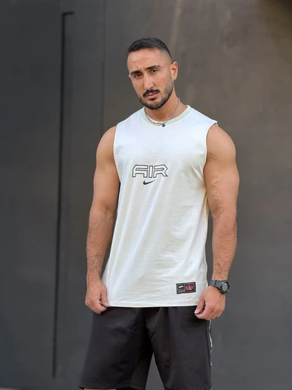 رکابی ورزشی حلقه‌ای NIKE AIR سفید