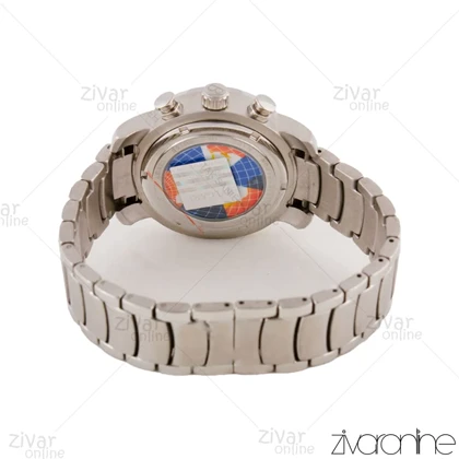 ساعت بولگاری زنانه سه موتوره نقره ای صفحه مشکی 105726