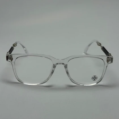 عینک بلوکات کروم هارتز کریستال نقره ای Chrome Hearts 2272 - کیفیت مستر
