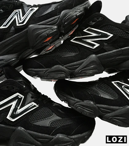 کفش کتانی مردانه مشکی NEW BALANCE 9060 مدل 4594