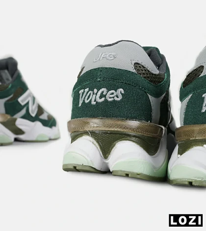 کفش کتانی مردانه و زنانه سبز طوسی NEW BALANCE 9060 مدل 7231