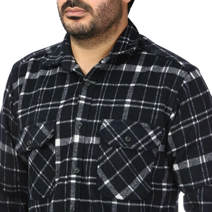پیراهن آستین بلند پشمی مردانه مدل 6103895