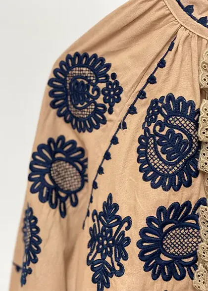 شومیز گلدوزی کد 4029