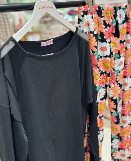 بلوز و شلوار سایز بزرگ زنانه کد 40526