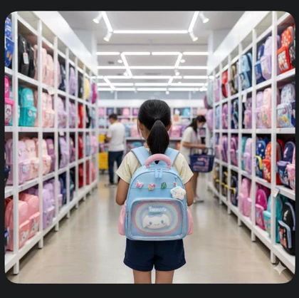 کوله مهد فانتزی عروسک دار وارداتی برند Happy