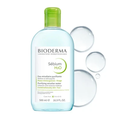 میسلار واتر بایودرما Bioderma Sébium H₂O – حجم 500 میل مخصوص پوست مختلط تا چرب