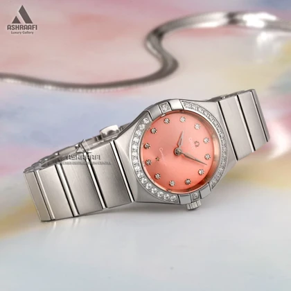 ساعت امگا کانسلیشن صورتی Omega Constellation SPd2