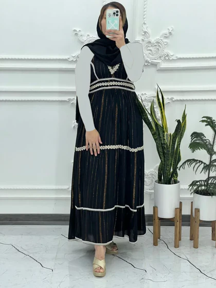 سارافون ساحلی لامبادا مارکدار طلاکوب 1364