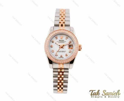 ساعت مچی زنانه رولکس دیت جاست Rolex-2860-L