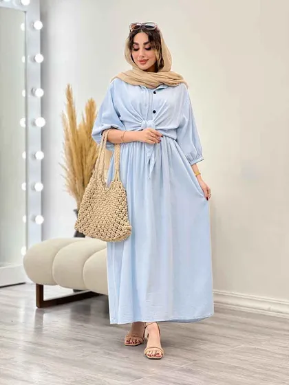 ست پیراهن دو تکه آستین پیله