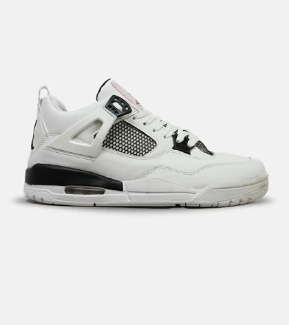 کتانی ساق‌دار مردانه سفید Nike air jordan 4