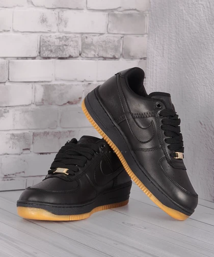 کفش مشکی نایک زیره زرد 3144