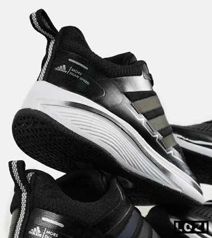کفش کتانی مردانه و زنانه مشکی سفید ADIDAS BONCE