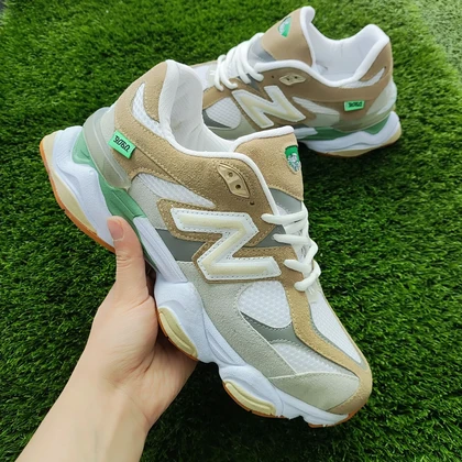 سایز44-کتانی نیوبالانس 9060 کرم قهوه ای