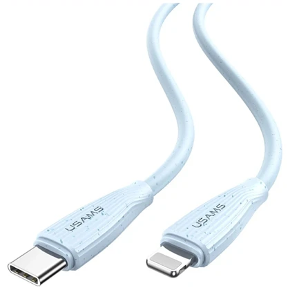کابل تایپ سی به لایتنینگ یوسامز USAMS مدل SJ717 توان 30 وات 1 متر