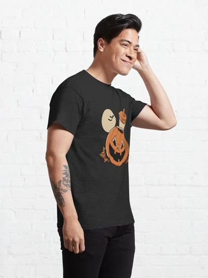 تیشرت Nightmare Before Christmas طرح Vintage Mind Blown Pumpkin کد 260873
