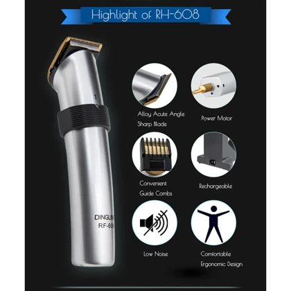 ماشین اصلاح موی صورت شارژی دینگ لینگ مدل RF‑608