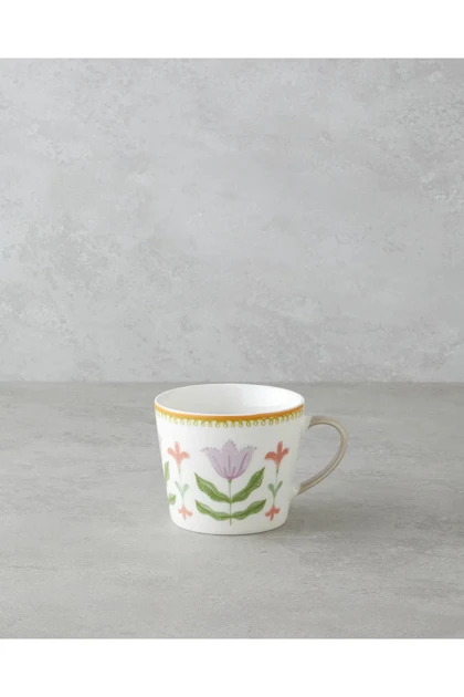 ماگ 450 میلی‌لیتری English Home مدل Floral Garden New Bone China - چندرنگ