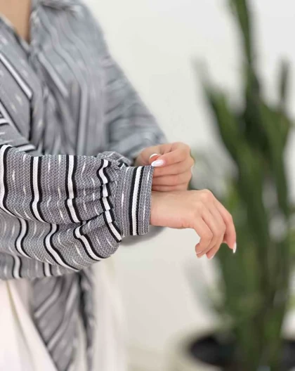 شومیز سگک دار دلوین(38)کد:5156