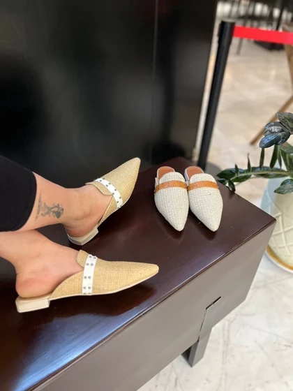 کفش کنفی نوک تیز