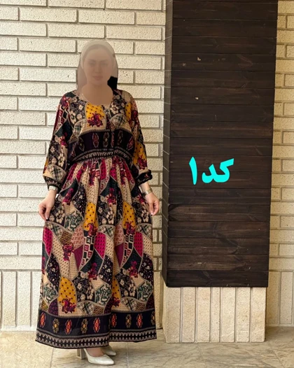 پیراهن سایزبزرگ طرح اندونزی 6118