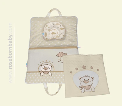 سرویس خواب مسافرتی رزبرن طرح teddy bear