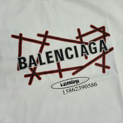 تیشرت باکسی BALENCIAGA سفید سایز L