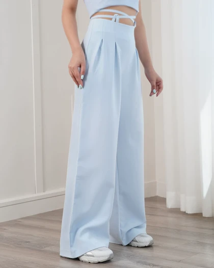 شلوار بگ پارچه‌ای