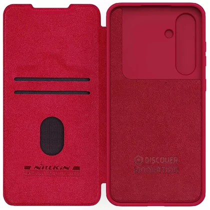 قاب کلاسوری گوشی سامسونگ گلکسی اس 24 اف ای نیلکین Qin Pro Series Leather
