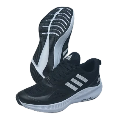 کفش اسپرت و رانینگ زنانه مدل آدیداس شیلد adidasمشکی سفید کد 38
