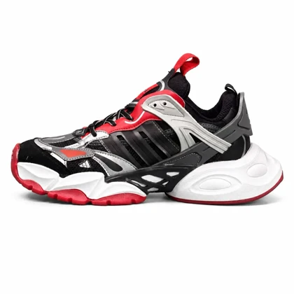 کفش کتانی مردانه مدل آدیداس دیلاکس مشکی طوسی قرمز Adidas Deluxe
