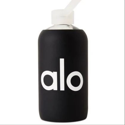 قمقمه آب شیشه‌ای الو یوگا Alo Yoga