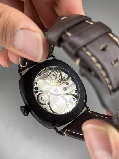 ساعت مچی پنرای رادومیر بند چرمی قهوه ای Panerai Radiomir