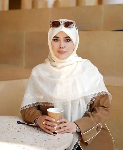روسری اسلپ دور دانتل اکلیلی