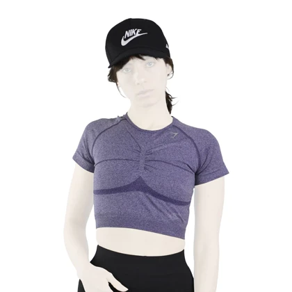 نیم‌تنه ورزشی زنانه جیم شارک مدل 9258 بنفش