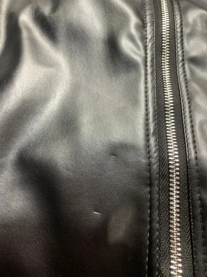 3539 - کت چرم( ایراددار )